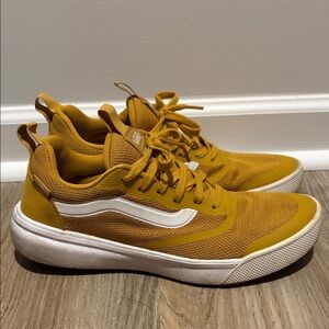 Vans Women’s Ultrarange Mustard Yellow Sneakers